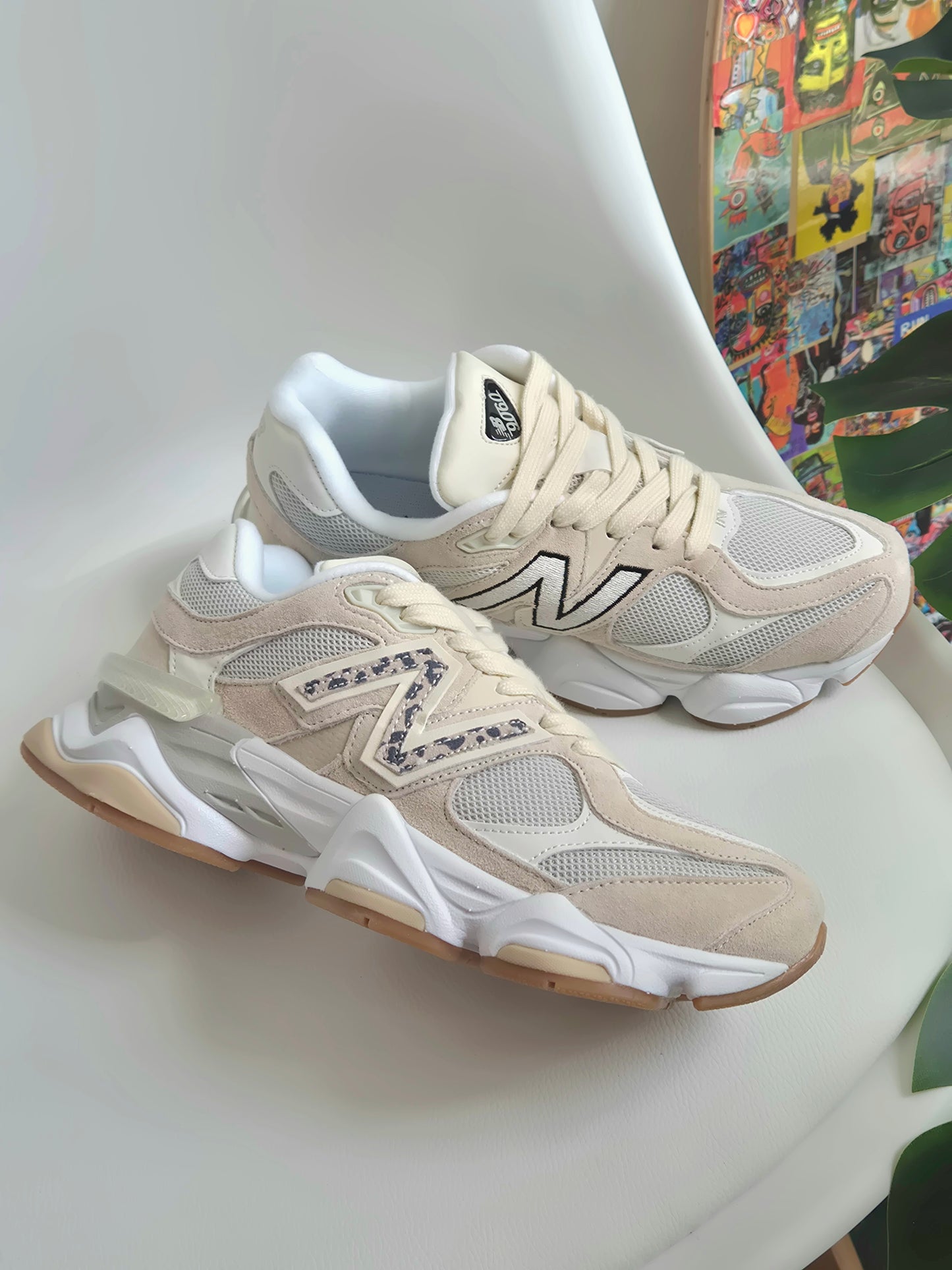 New balance 9060 with leopard print