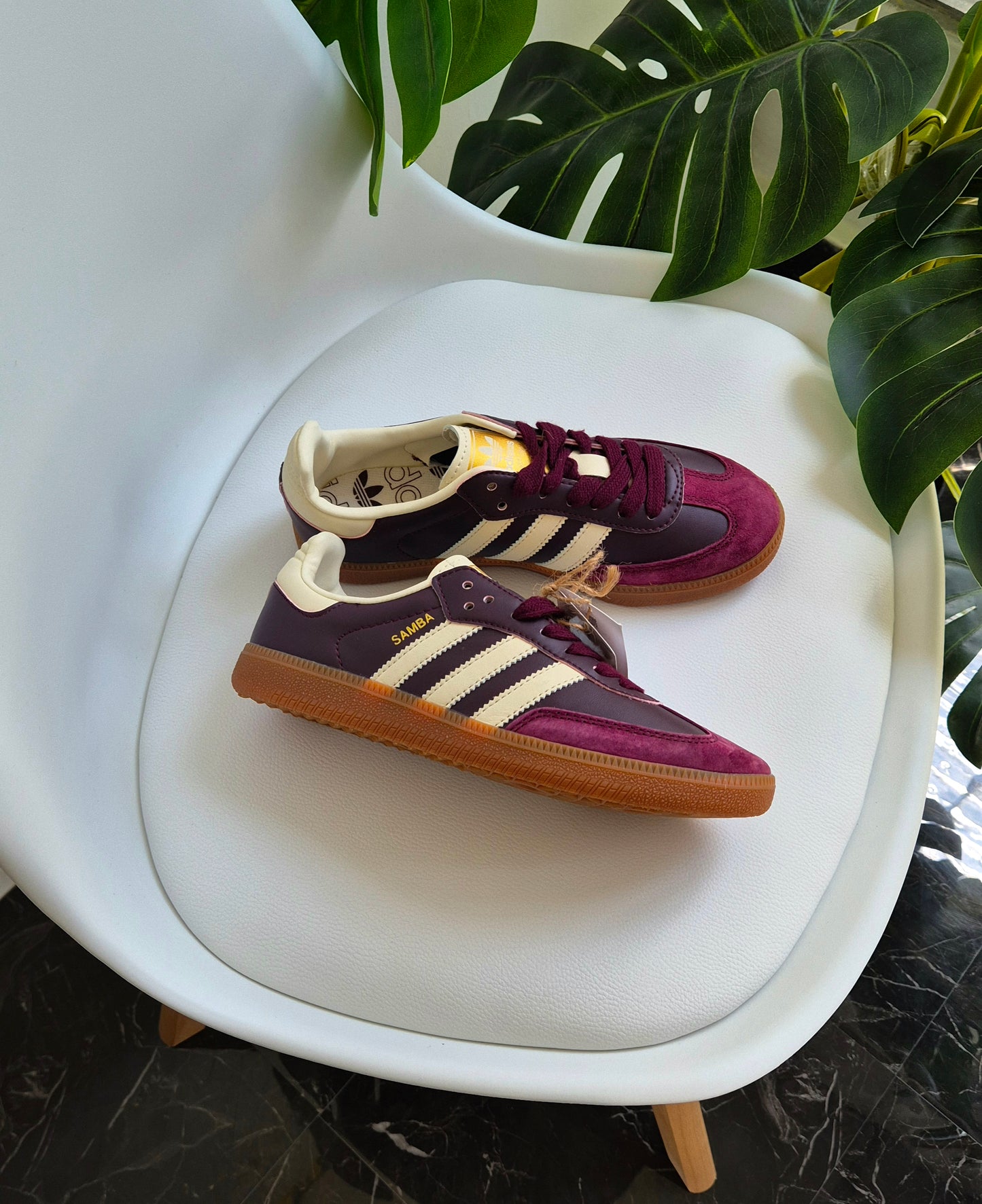 Adidas samba maroon