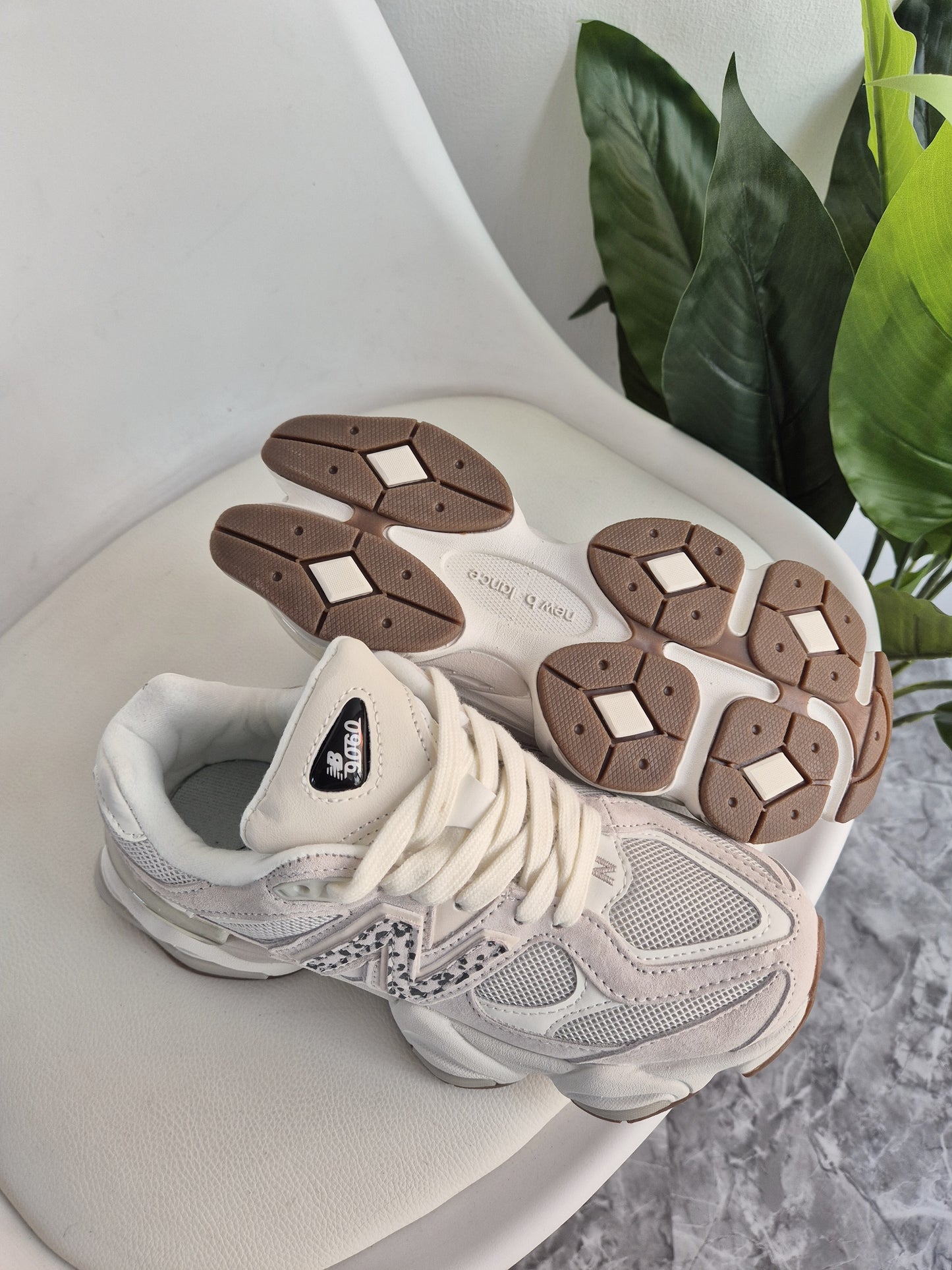 New balance 9060 with leopard print