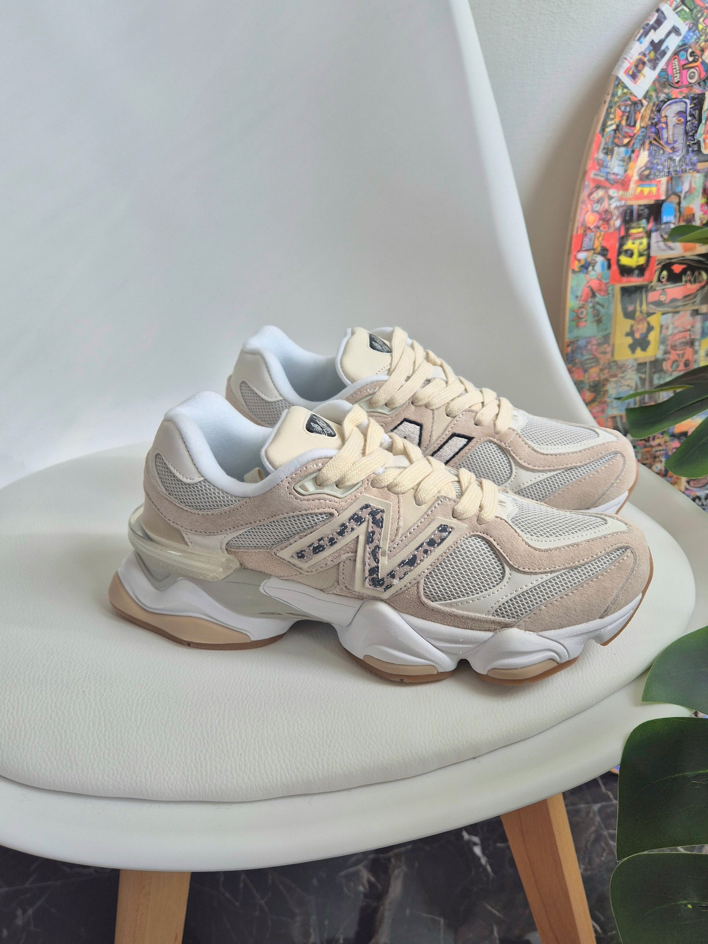 New balance 9060 with leopard print