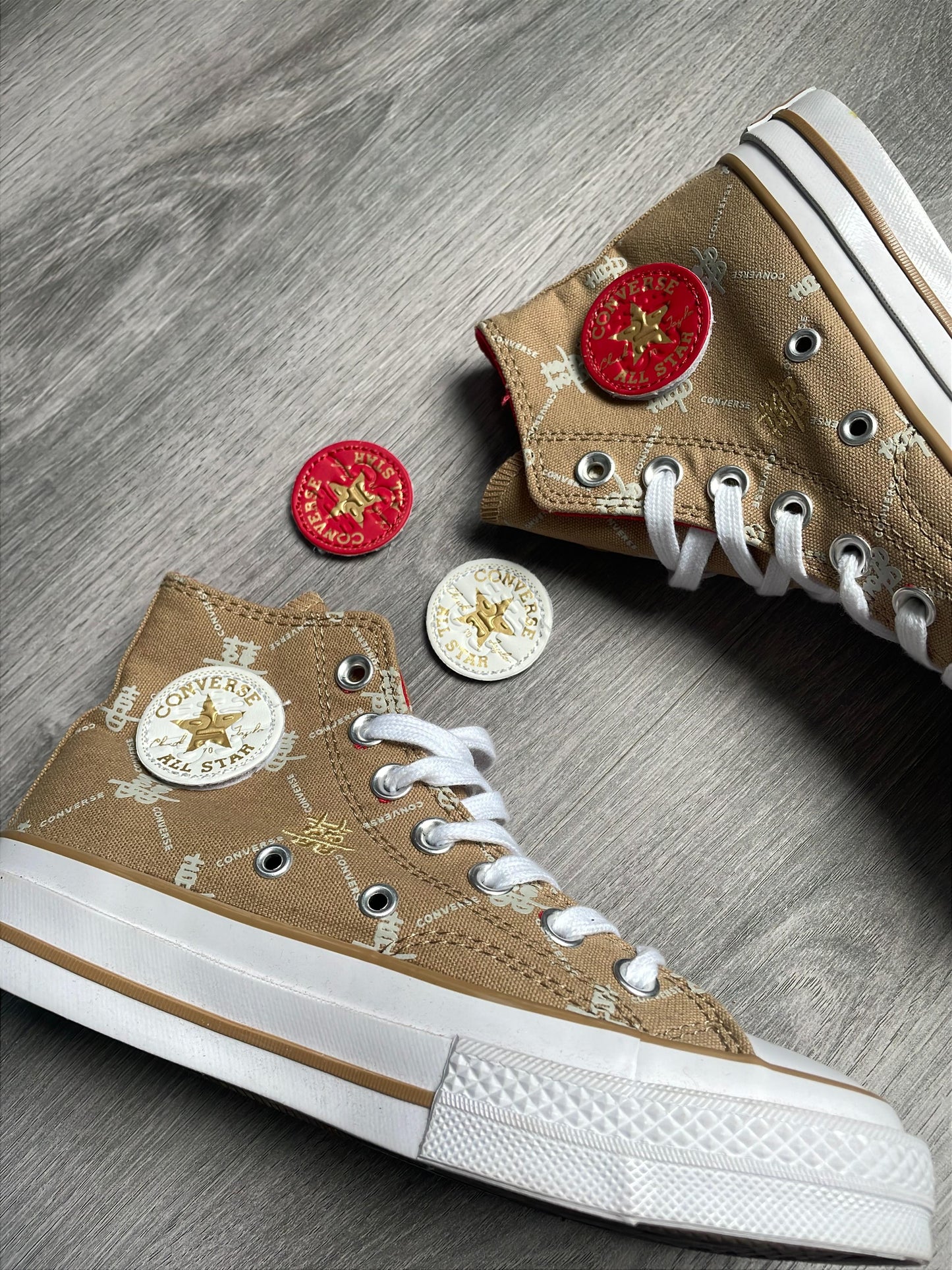 Converse Taylor Classic Brownligth Print