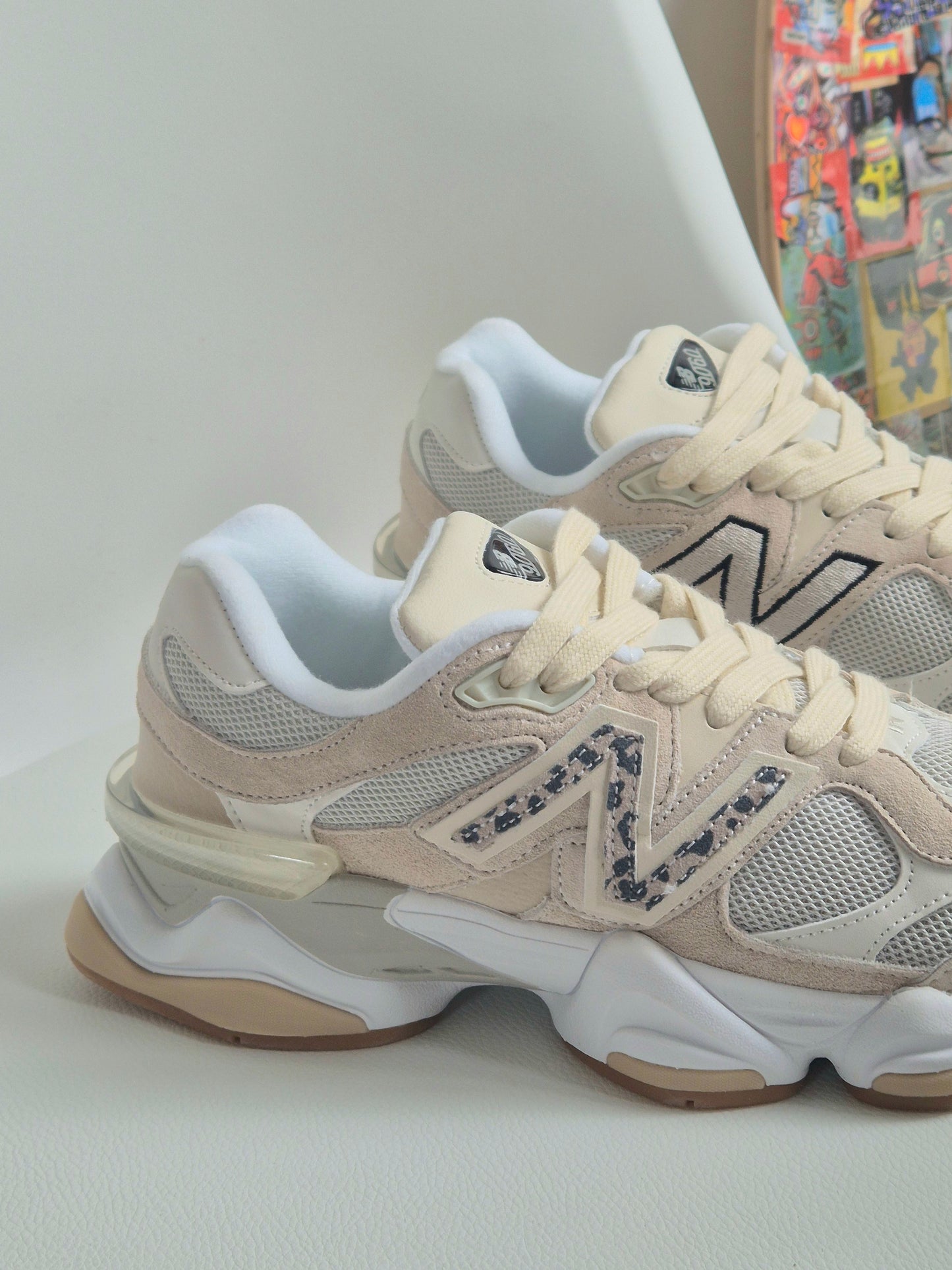 New balance 9060 with leopard print
