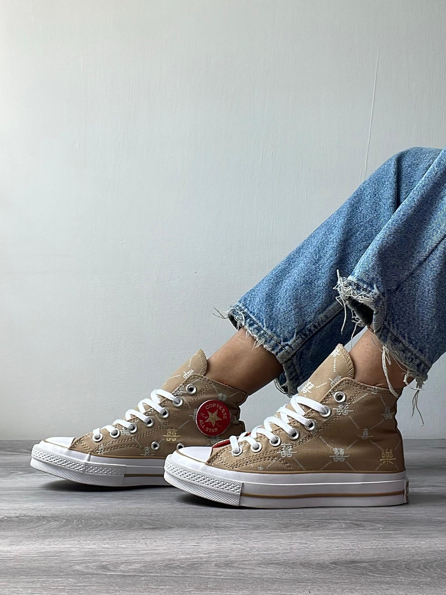 Converse Taylor Classic Brownligth Print