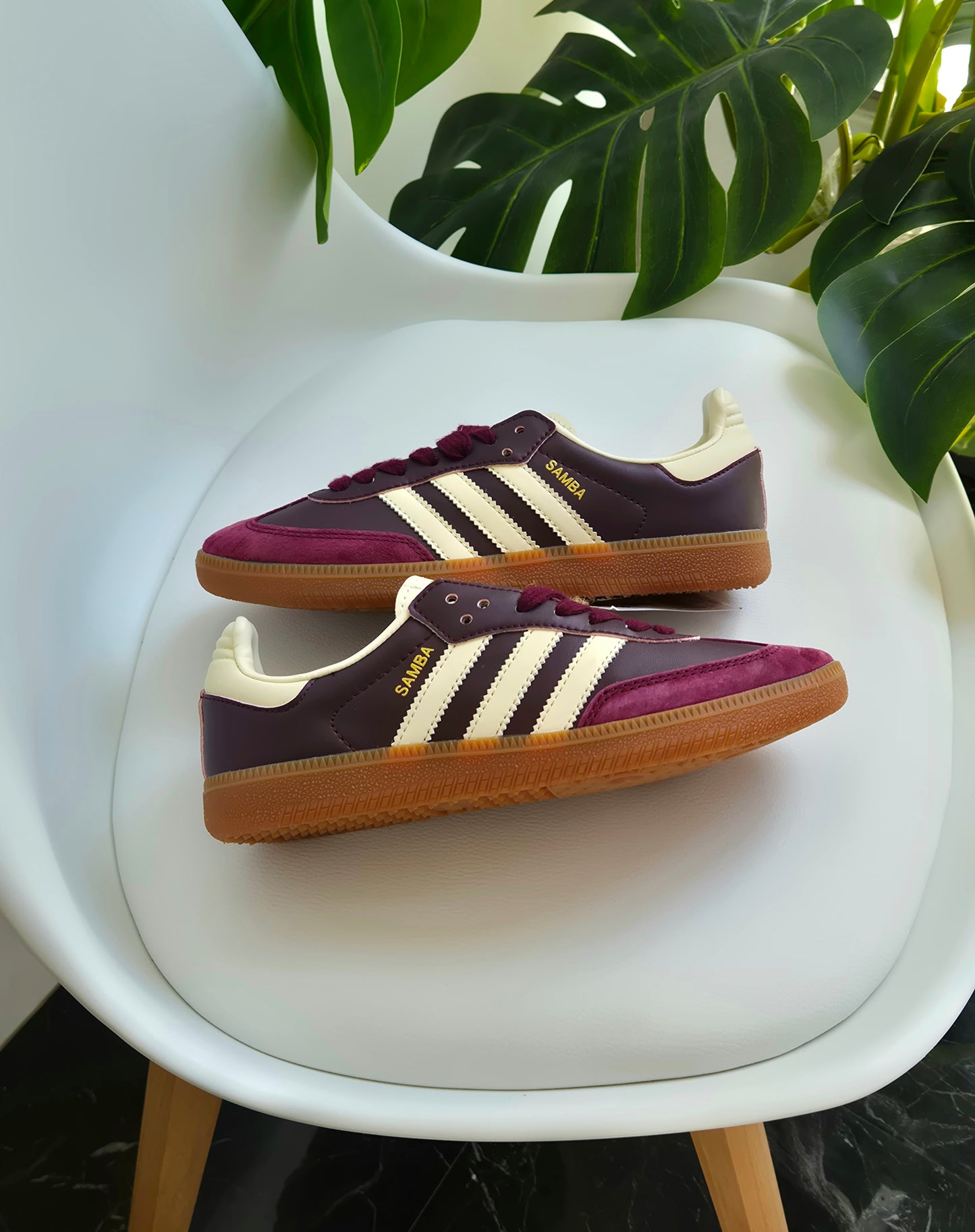 Adidas samba maroon