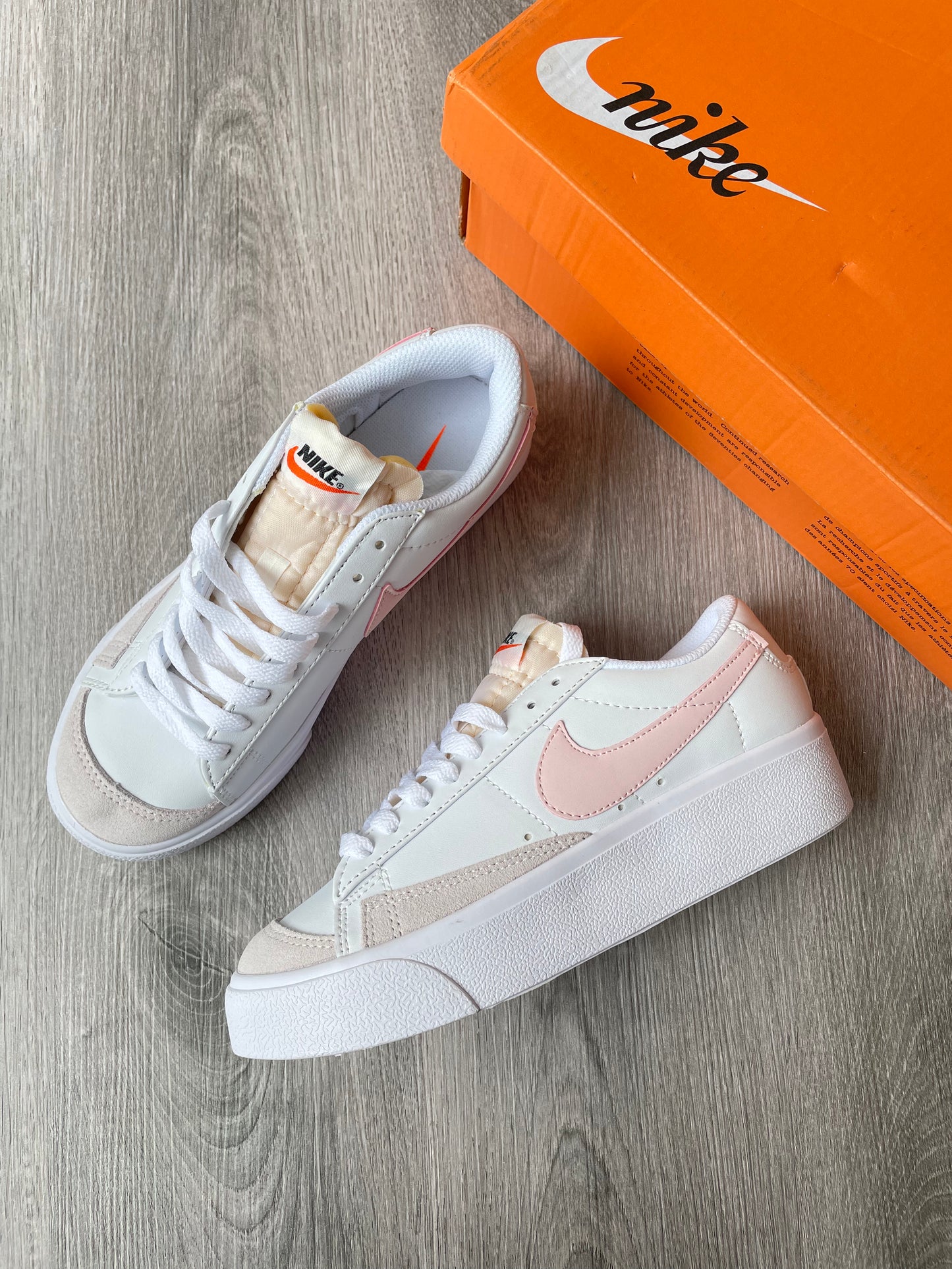 BLAZER MID LOW WHITE/PINK