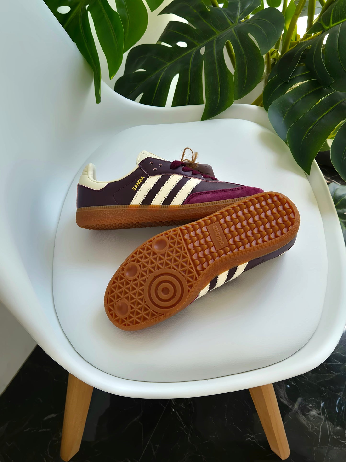 Adidas samba maroon