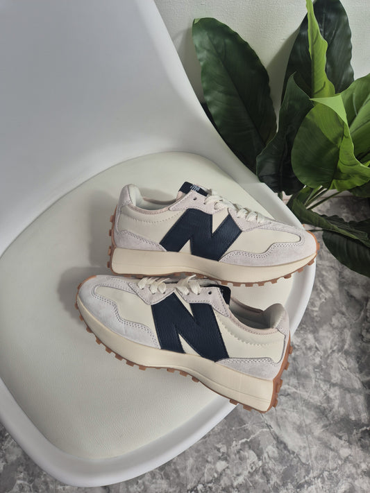 327 White and Navy blue