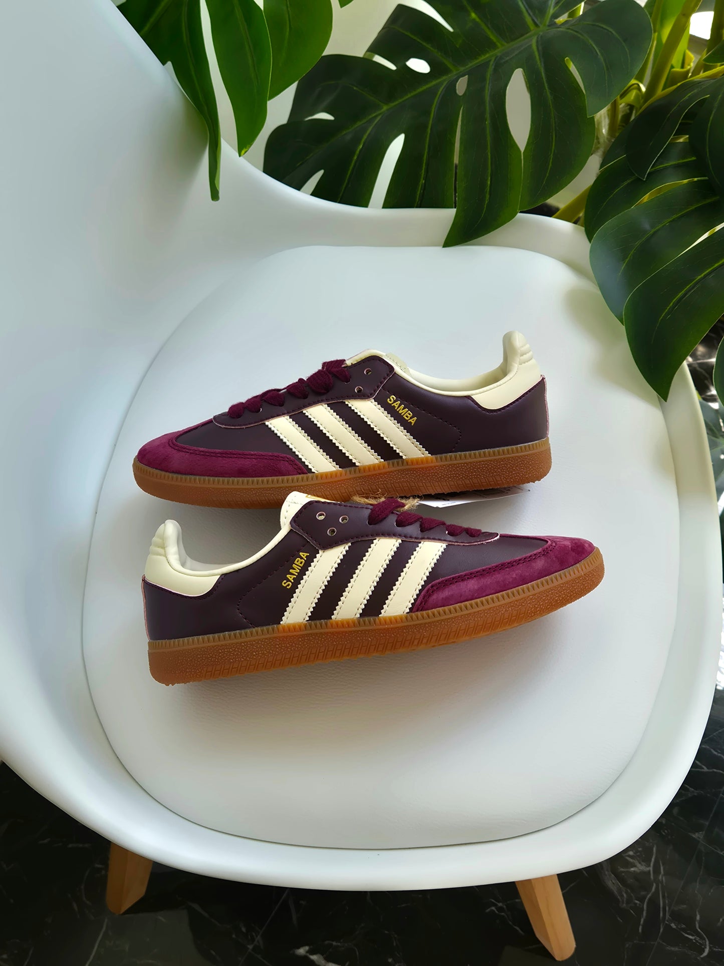 Adidas samba maroon