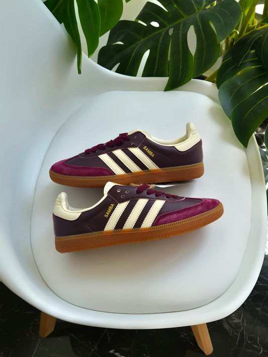 Adidas samba maroon