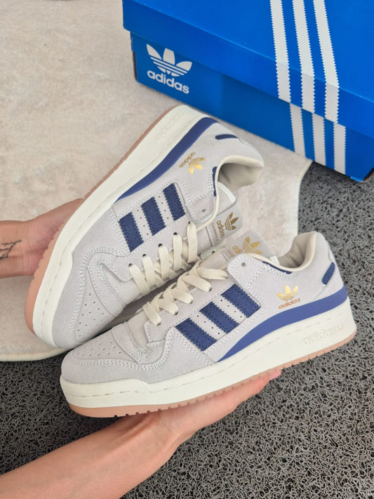 Adidas Forum White Cream Navy Blue