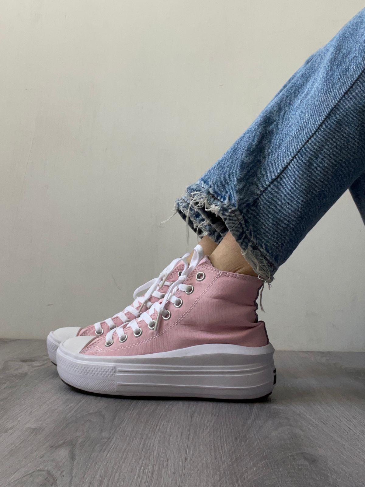 Converse Plataforma Pink Move