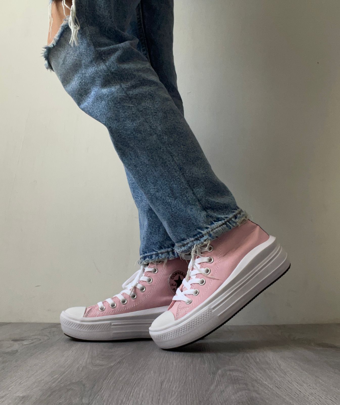 Converse Plataforma Pink Move Marca Express