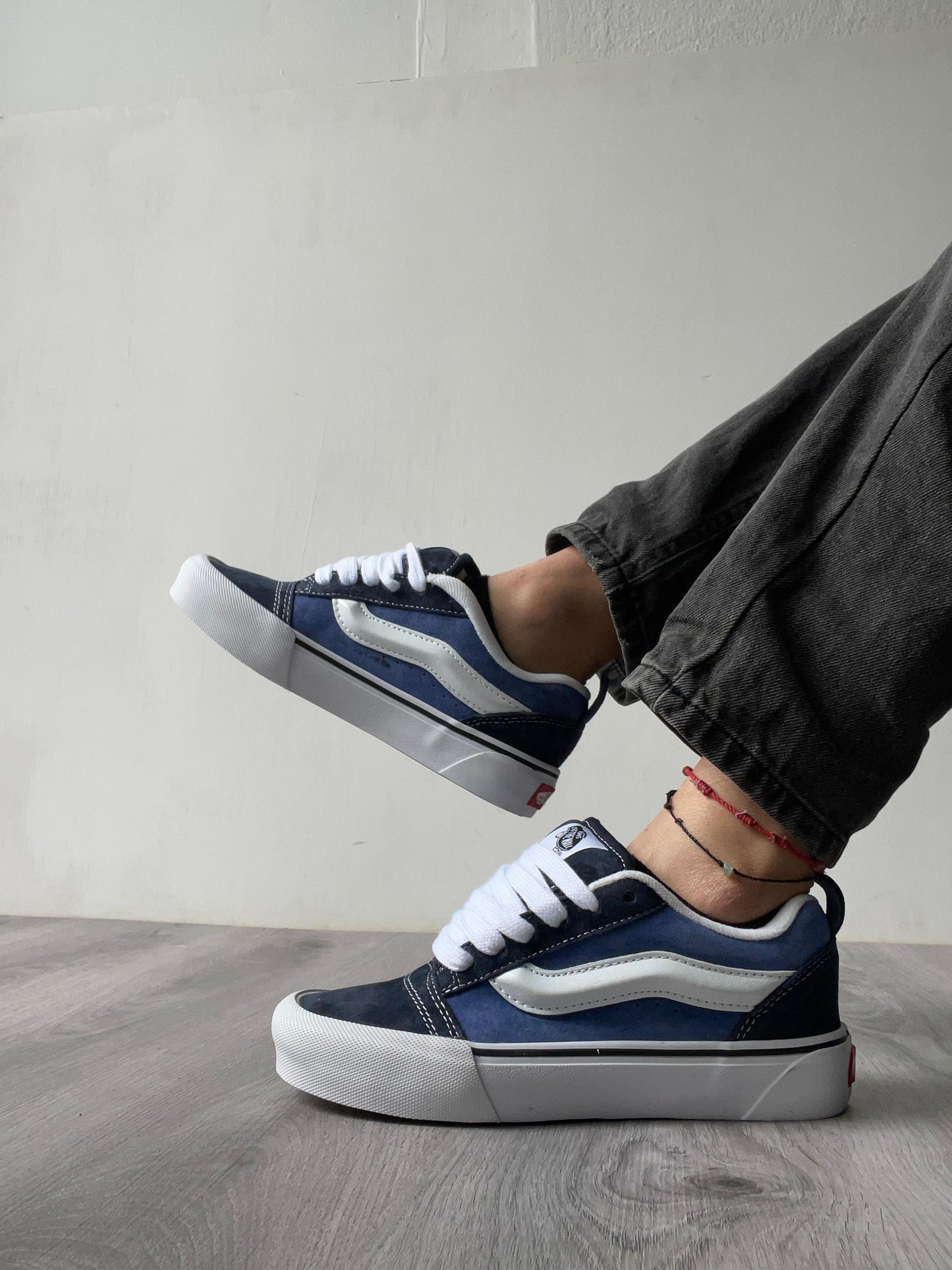 Vans knu skool black blue